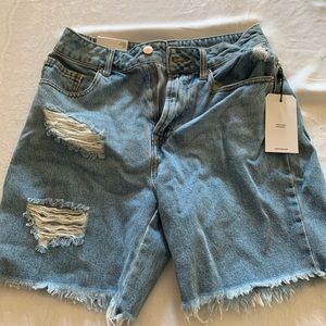 Size 27” mom jean shorts.  NWT!